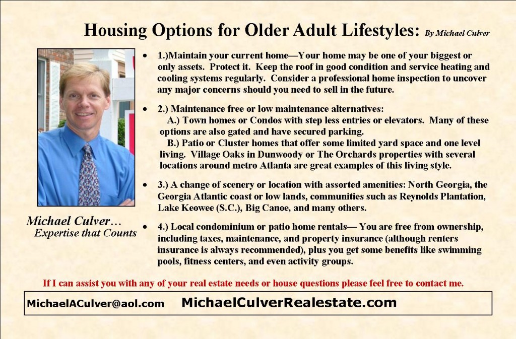 Living options for seniors